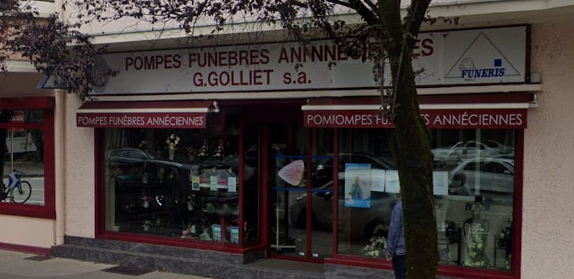Photographie de La Pompes Funèbres Marbrerie Anneciennes G.Golliet d'Annecy