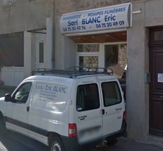 Photographie Pompes Funèbres Blanc Eric de Saint-Martin-de-Valamas