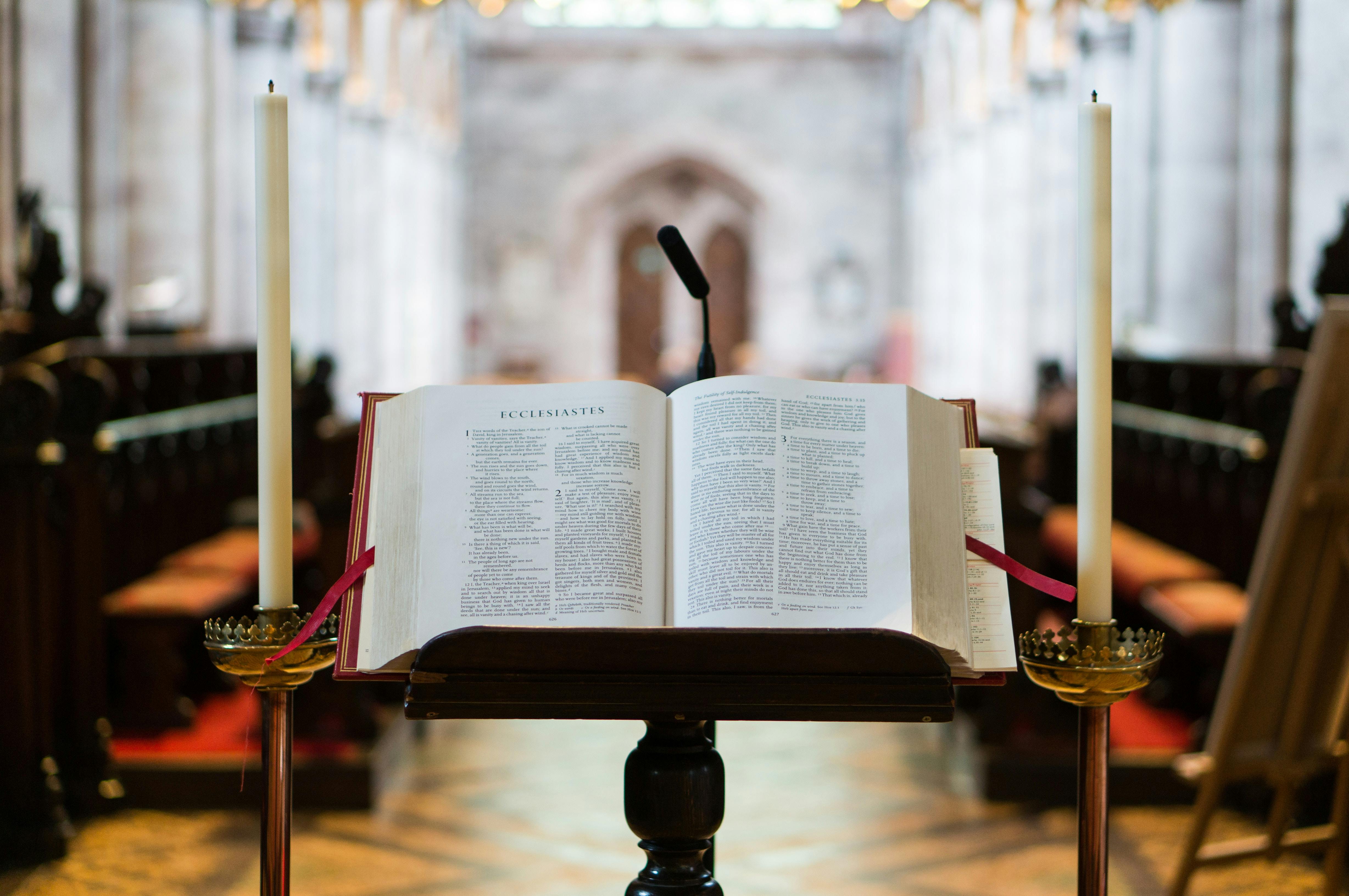 chruch-book-wood