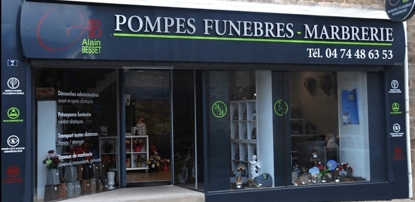 Photographie de la Pompes Funèbres Garnodon Alain Besset