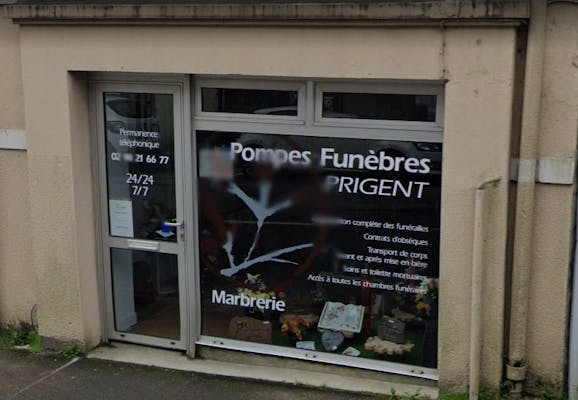 photographie de la Pompes Funèbres Marbrerie Prigent de Landerneau