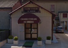 Devanture de Pompes Funèbres Mercier