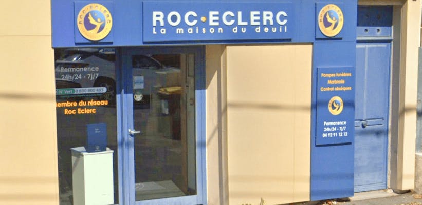 Photographie de la Pompes Funèbres Roc-Eclerc d'Antibes