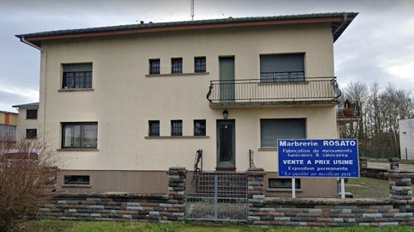 Photographie de la Marbrerie ROSATO  de Lunéville