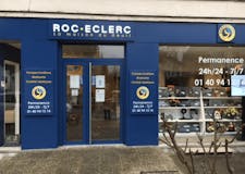 Devanture de Pompes Funèbres Roc-Eclerc