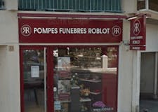 Devanture de Pompes Funèbres ROBLOT