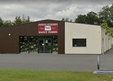 Devanture de Pompes Funèbres et Marbrerie Daout Perrin