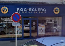 Devanture de Pompes Funèbres Roc-Eclerc