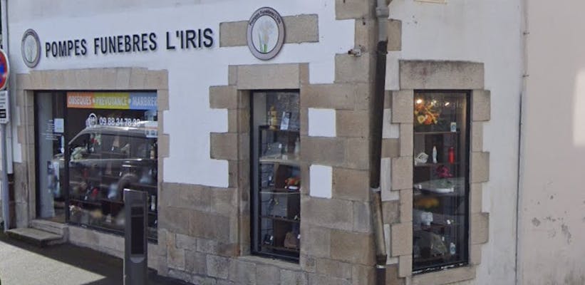 Photographie de la Pompes Funèbres L'Iris de Quimper