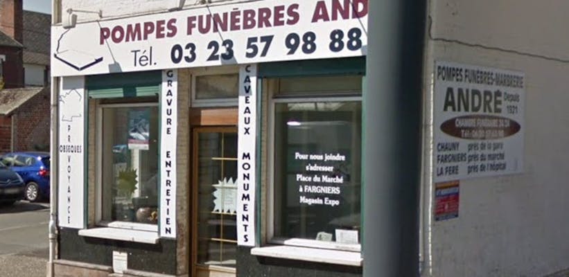 Photographie de la Pompes Funèbres André de La Fère