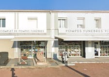 Devanture de Pompes Funèbres Viers