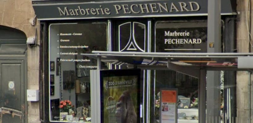 Photographie de la Pompes Funèbres Marbrerie Péchenard de Reims