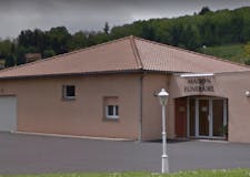 Devanture de Pompes Funèbres et Marbrerie TARDIF
