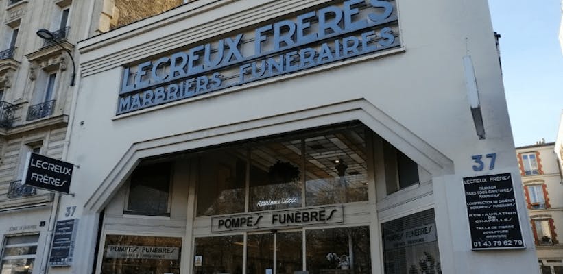 Photographie de Pompes Funèbres Lecreux Frères de Paris