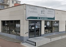 Devanture de Pompes funèbres Marbrerie LEMAHIEU