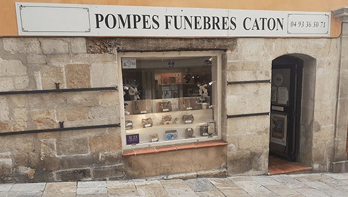 Photographie de la Pompes Funèbres et Marbrerie CATON de Grasse