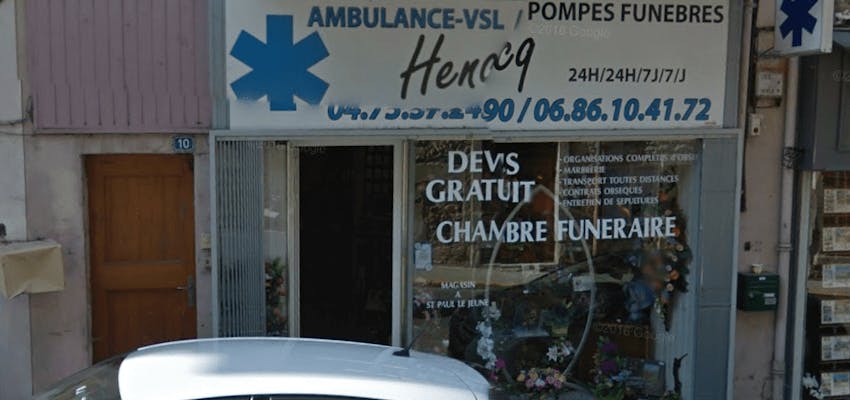photo de l'agence Pompes Funèbres Henocq