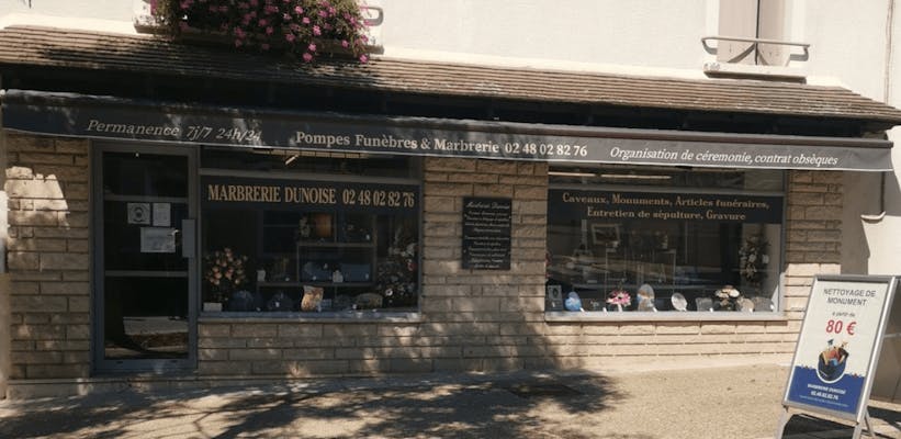 Photographie Pompes Funèbres Marbrerie Dunoise de Dun-sur-Auron