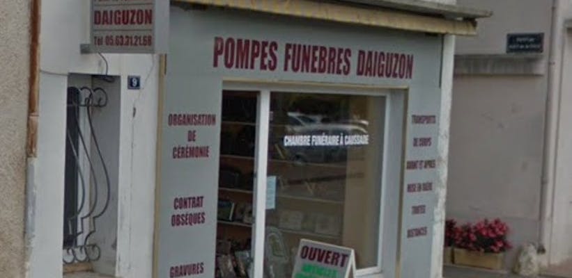 Photographie de la Pompes Funèbres Daiguizon et Fils de Molières