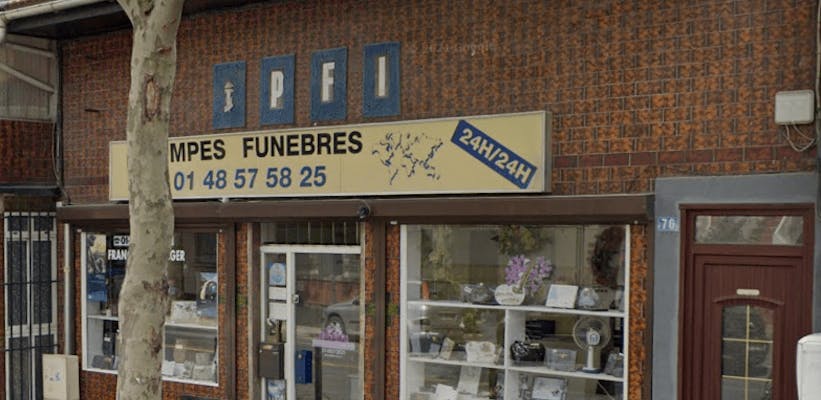 Photographie de la Pompes Funèbres Internationales de Montreuil
