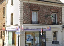 Devanture de Pompes Funèbres Générales