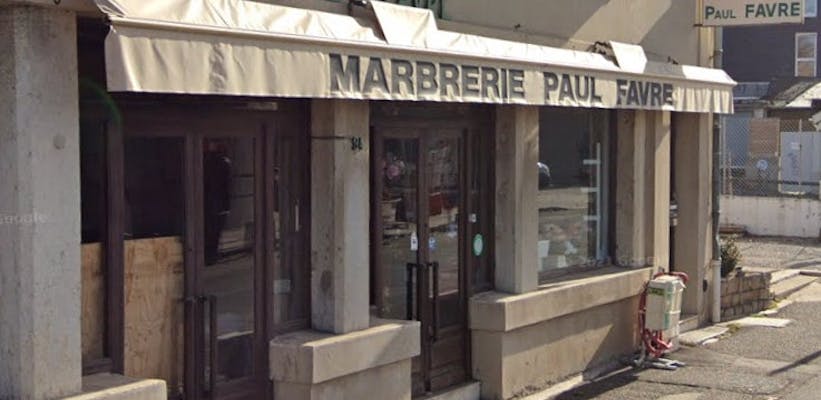 Photographie de Marbrerie Paul Favre de Lyon