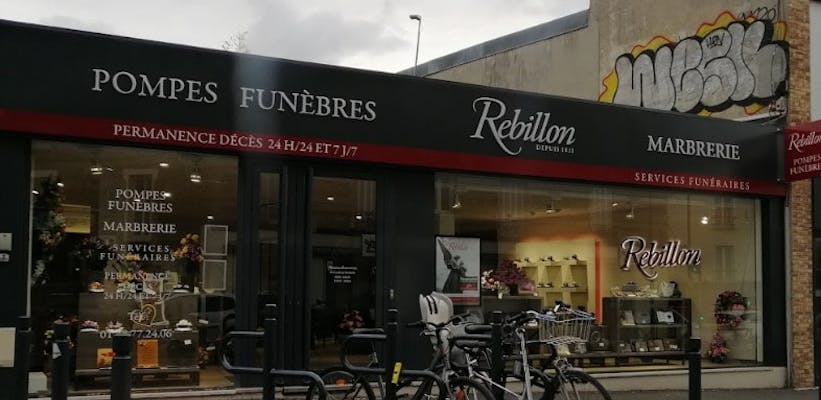 Photographie de la Pompes Funèbres Marbrerie Rebillion de la ville de Fontenay-sous-Bois
