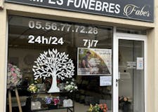 Devanture de Pompes Funèbres Faber