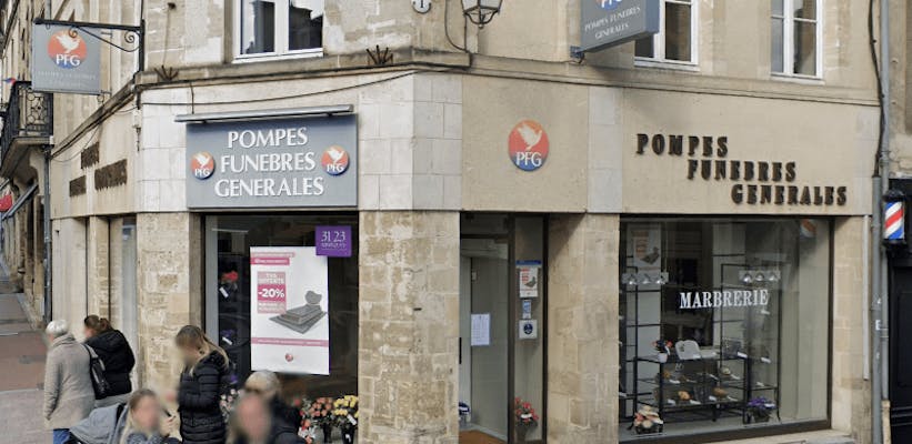 Photographie de la Pompes Funèbres Générales