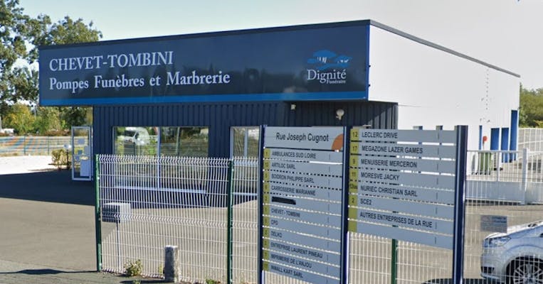 Photographie de la Pompes Funèbres et Marbrerie Chevet-Tombini des Ponts-de-Cé
