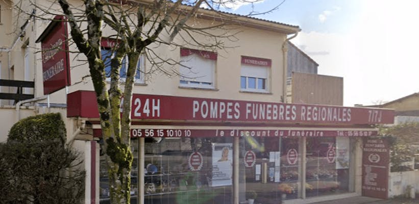 Photographie de la Pompes Funèbres Régionales de Pessac