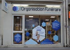 Devanture de L'Organisation Funéraire