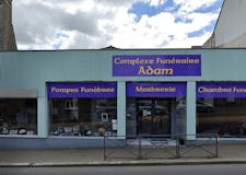 Devanture de Pompes Funèbres Adam