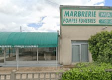 Devanture de Pompes Funèbres Marbrerie Marceau