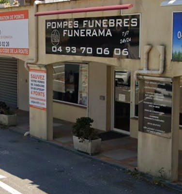 Photographie de la Pompes Funèbres Crématiste Funérama de Mouans-Sartoux
