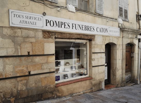 Photographie de la Pompes Funèbres et Marbrerie CATON de Grasse