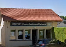 Devanture de Pompes Funèbres et Marbrerie Ernwein