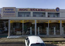 Devanture de Pompes Funèbres Roc Eclerc
