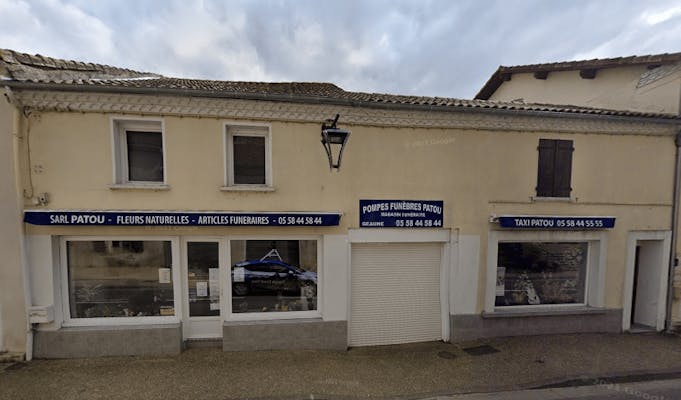 Photographie de la Pompes Funèbres PATOU