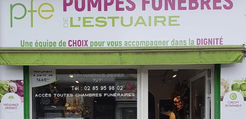 Photographie de la Pompes Funèbres de l'ESTUAIRE