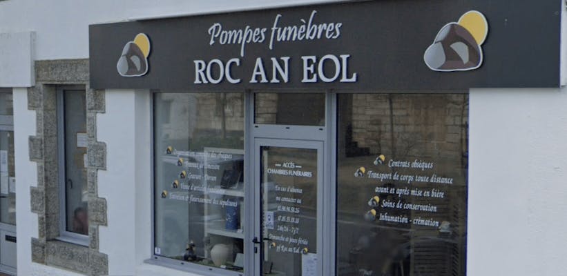 Photographie de la Pompes Funèbres Roc an Eol