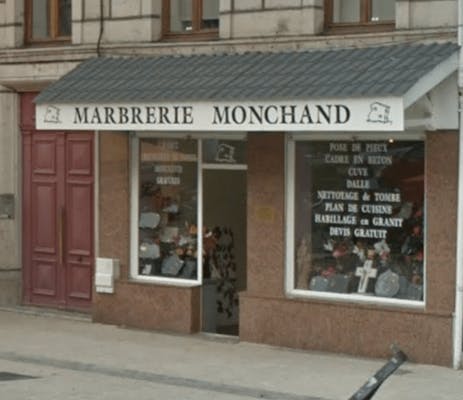 Photographie de la Marbrerie Monchand Père et Fils