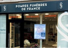 Devanture de POMPES FUNÈBRES DE FRANCE