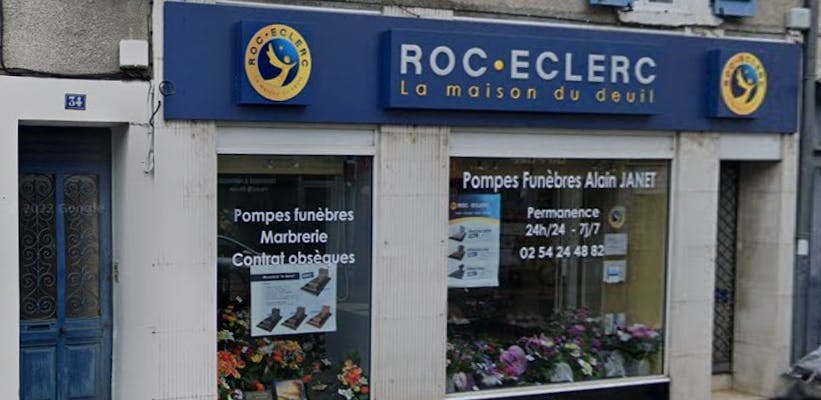 Photographie de la Pompes Funèbres Roc-Eclerc d'Argenton-sur-Creuse