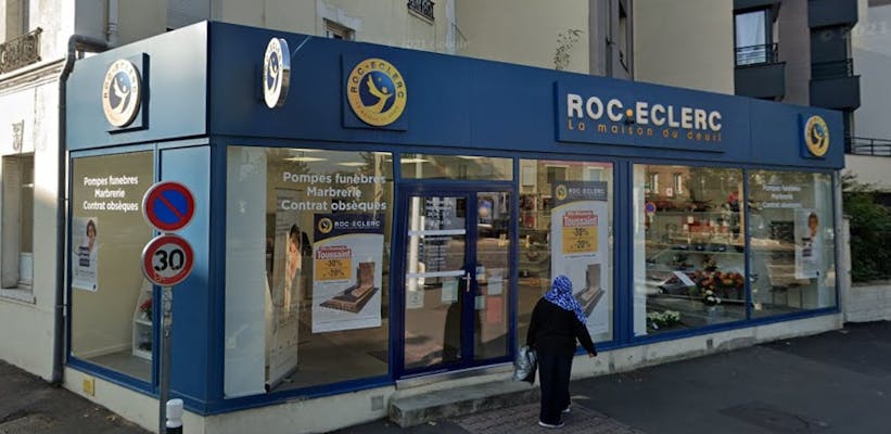 Photographie de la Pompes Funèbres Roc Eclerc de Nanterre