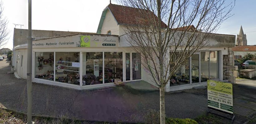 Photographie de la Pompes Funebres Lotte-Baudouin de Marennes