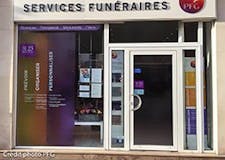 Devanture de Pompes Funèbres Générales