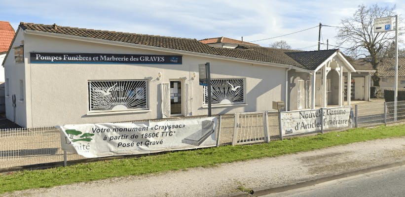 Photographie de la Pompes Funèbres et Marbrerie des Graves - Dignité funéraire