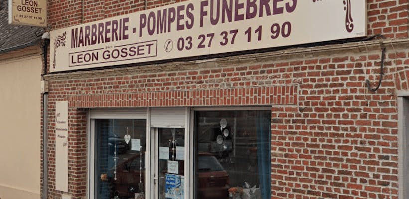 Photographie Pompes Funèbres Marbrerie Gosset Léon d'Avesnes-les-Aubert