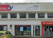 Devanture de Pompes Funèbres Le Boedec Keraval - Le Choix Funéraire